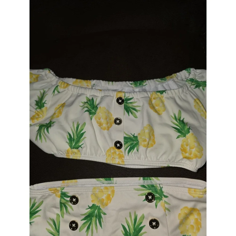 Janie‎ and jack swim shop pineapple 2 piece suit bikini size 6